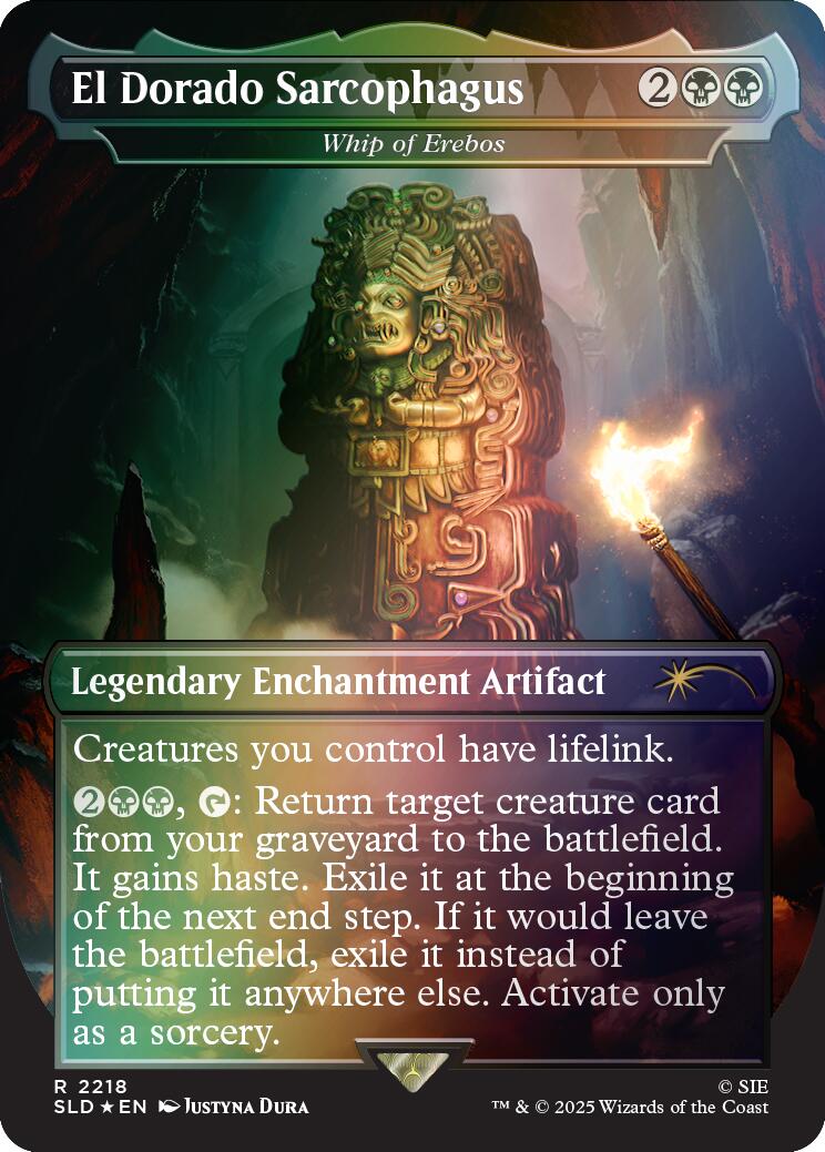 El Dorado Sarcophagus - Whip of Erebos (Rainbow Foil) [Secret Lair Drop Series] | Exor Games Dartmouth