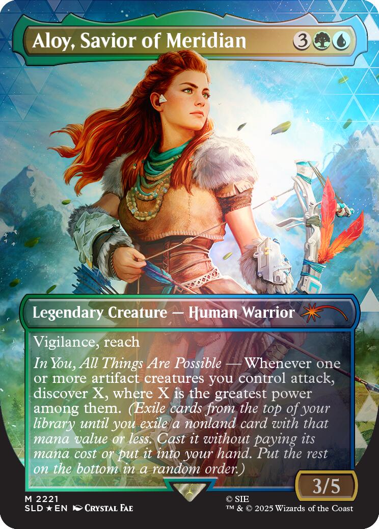 Aloy, Savior of Meridian (Rainbow Foil) [Secret Lair Drop Series] | Exor Games Dartmouth