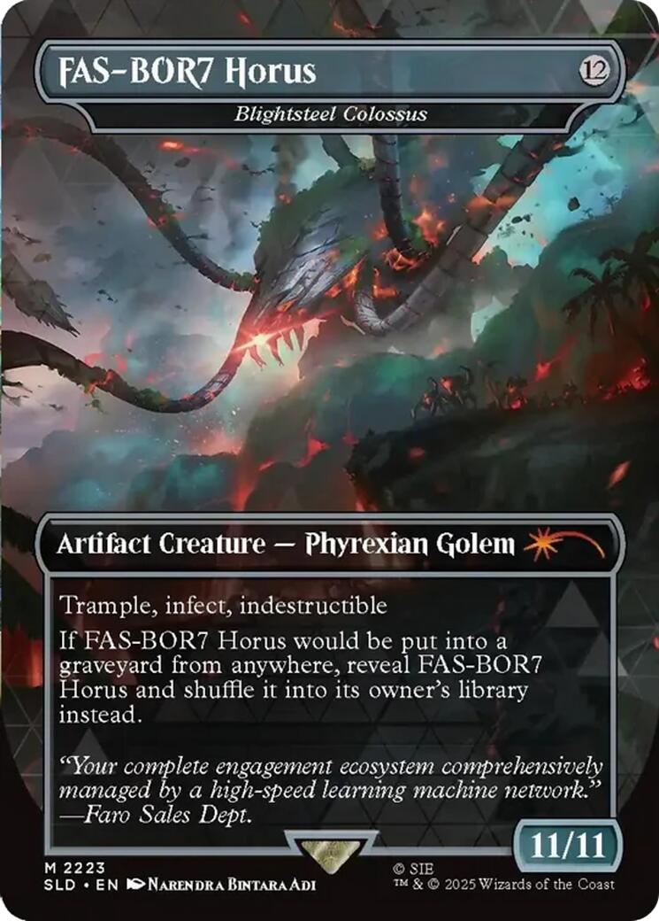 FAS-BOR7 Horus - Blightsteel Colossus [Secret Lair Drop Series] | Exor Games Dartmouth
