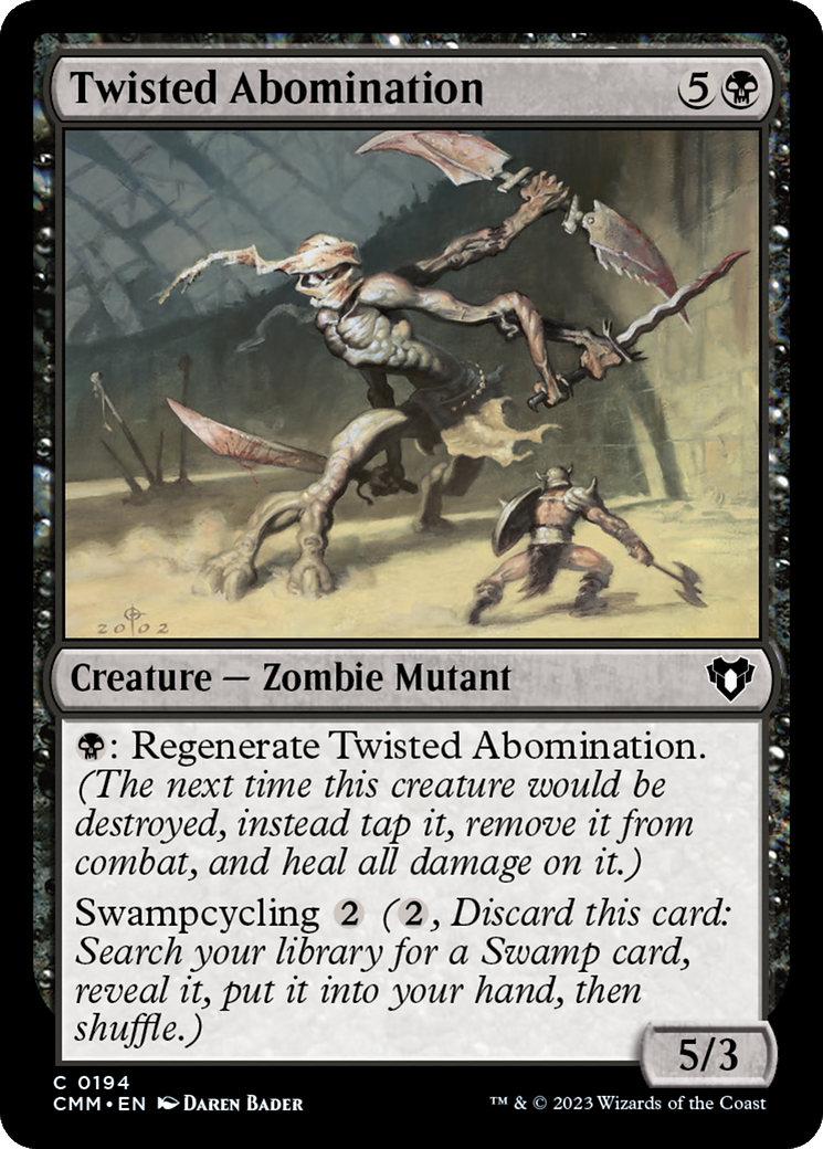 Twisted Abomination [Commander Masters] | Exor Games Dartmouth