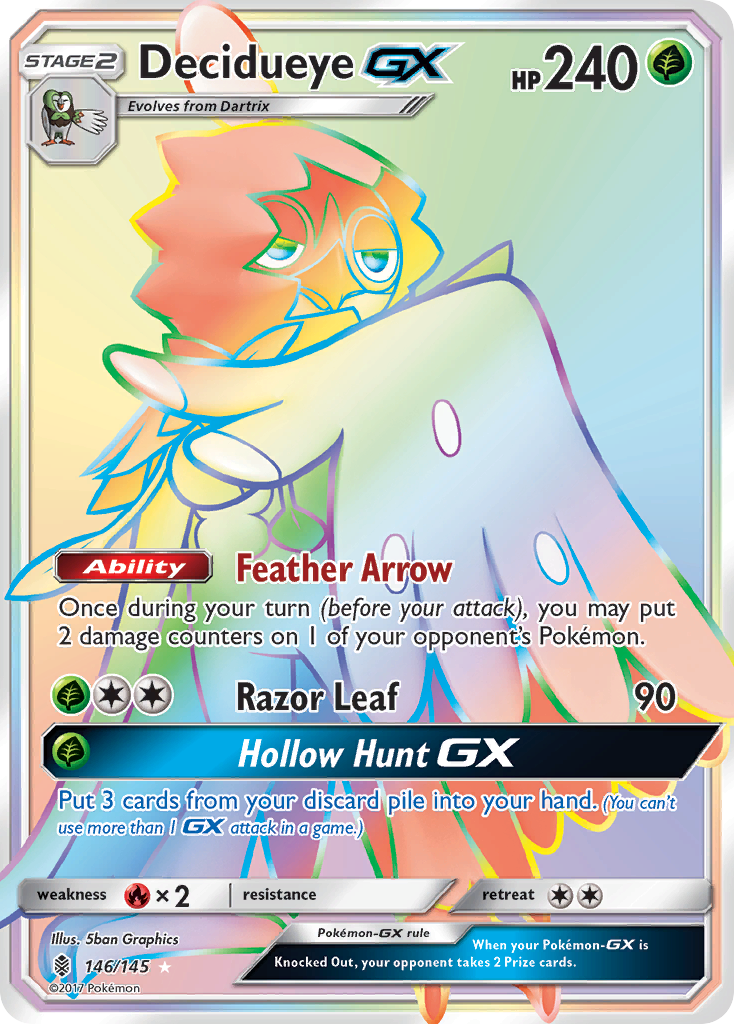 Decidueye GX (146/145) [Sun & Moon: Guardians Rising] | Exor Games Dartmouth