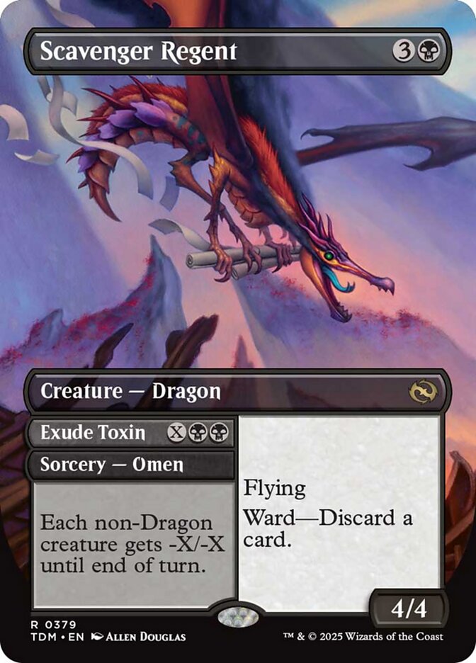 Scavenger Regent (Borderless) [Tarkir: Dragonstorm] | Exor Games Dartmouth