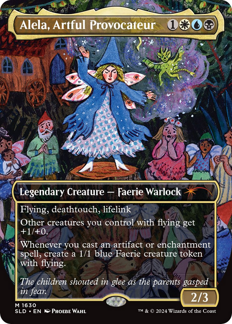 Alela, Artful Provocateur (1630) (Rainbow Foil) [Secret Lair Drop Series] | Exor Games Dartmouth