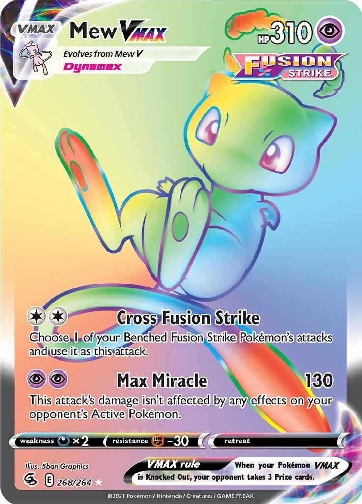 Mew VMAX (268/264) [Sword & Shield: Fusion Strike] | Exor Games Dartmouth