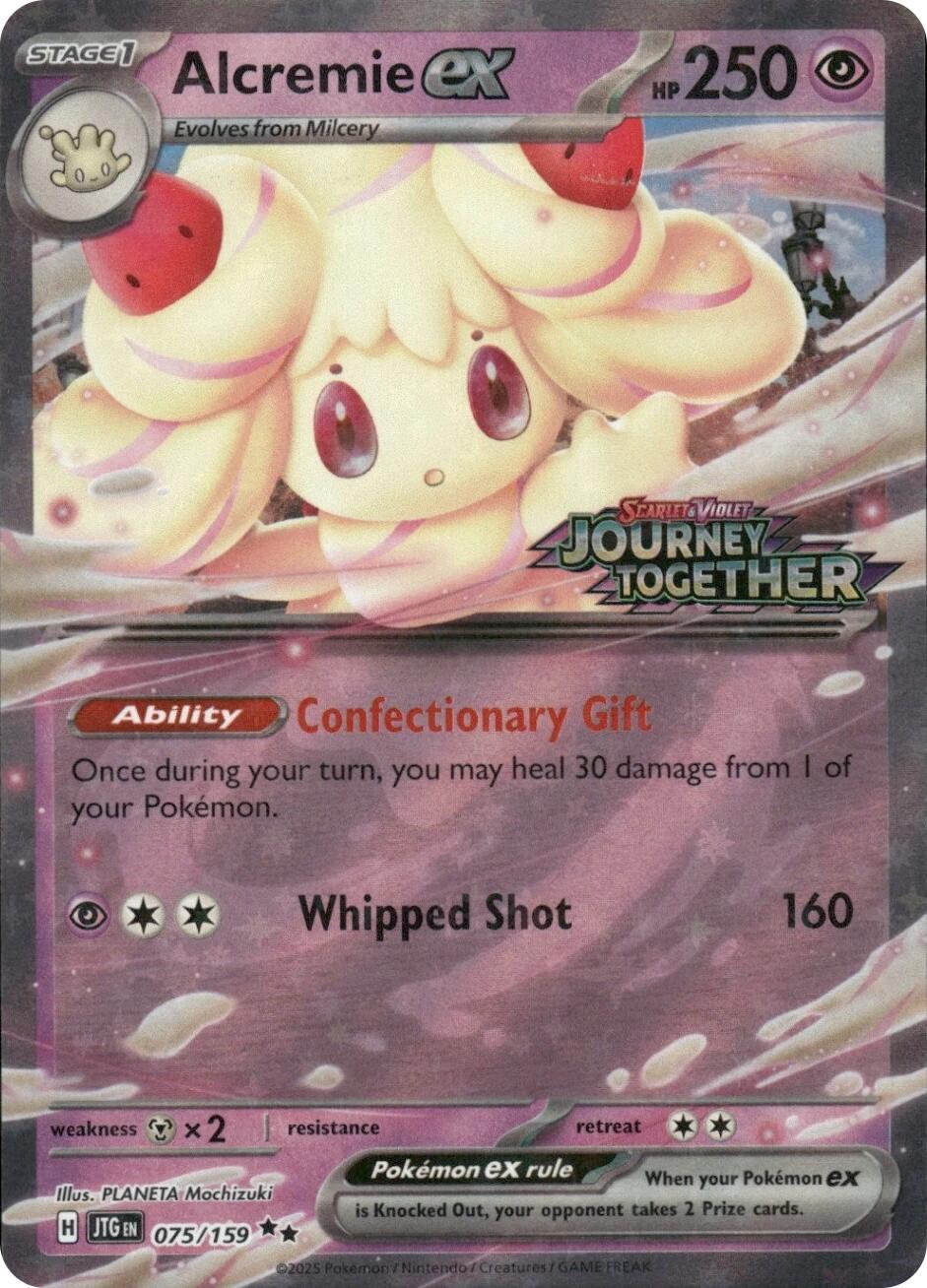 Alcremie ex (075/159) (Journey Together Stamped) [Miscellaneous Cards] | Exor Games Dartmouth