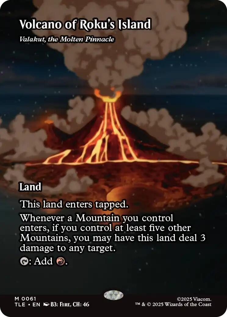 Volcano of Roku's Island - Valakut, the Molten Pinnacle [Avatar: The Last Airbender: Eternal-Legal] | Exor Games Dartmouth