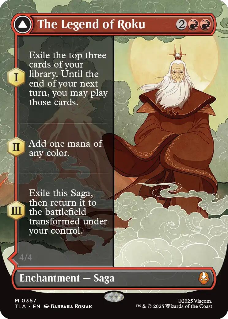 The Legend of Roku (Borderless) [Avatar: The Last Airbender] | Exor Games Dartmouth