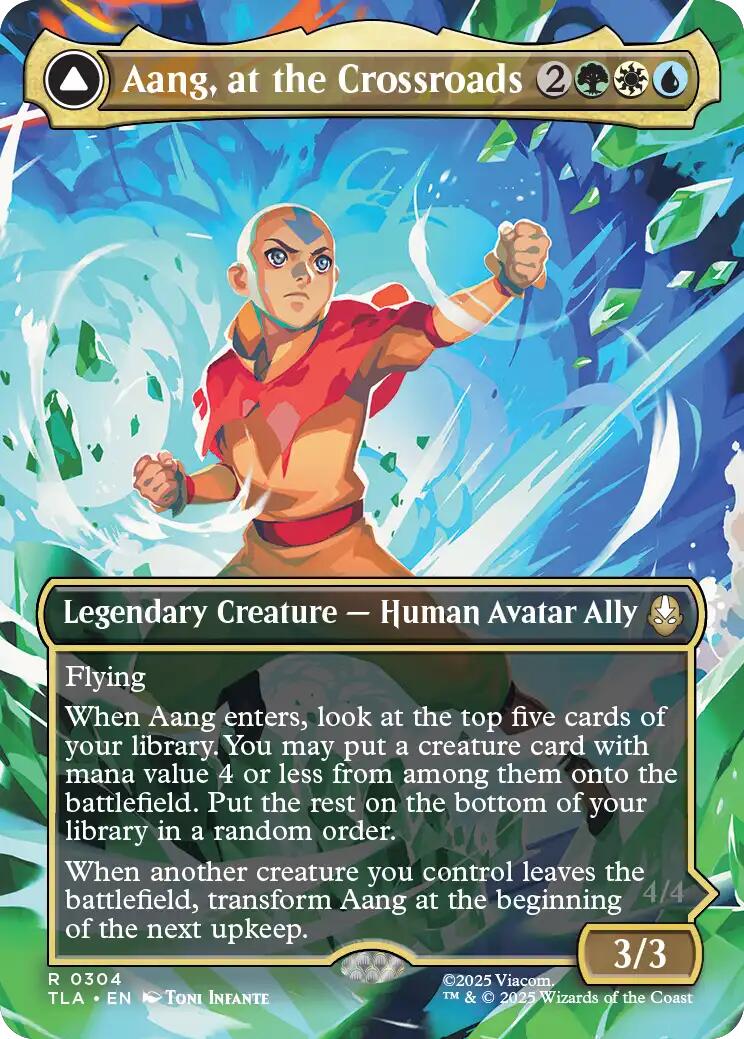 Aang, at the Crossroads (Borderless) [Avatar: The Last Airbender] | Exor Games Dartmouth