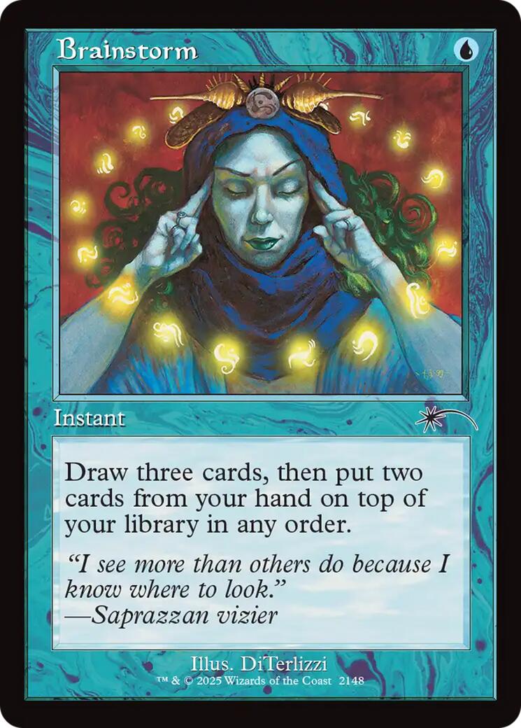 Brainstorm (2148) (Retro Frame) [Secret Lair Drop Series] | Exor Games Dartmouth