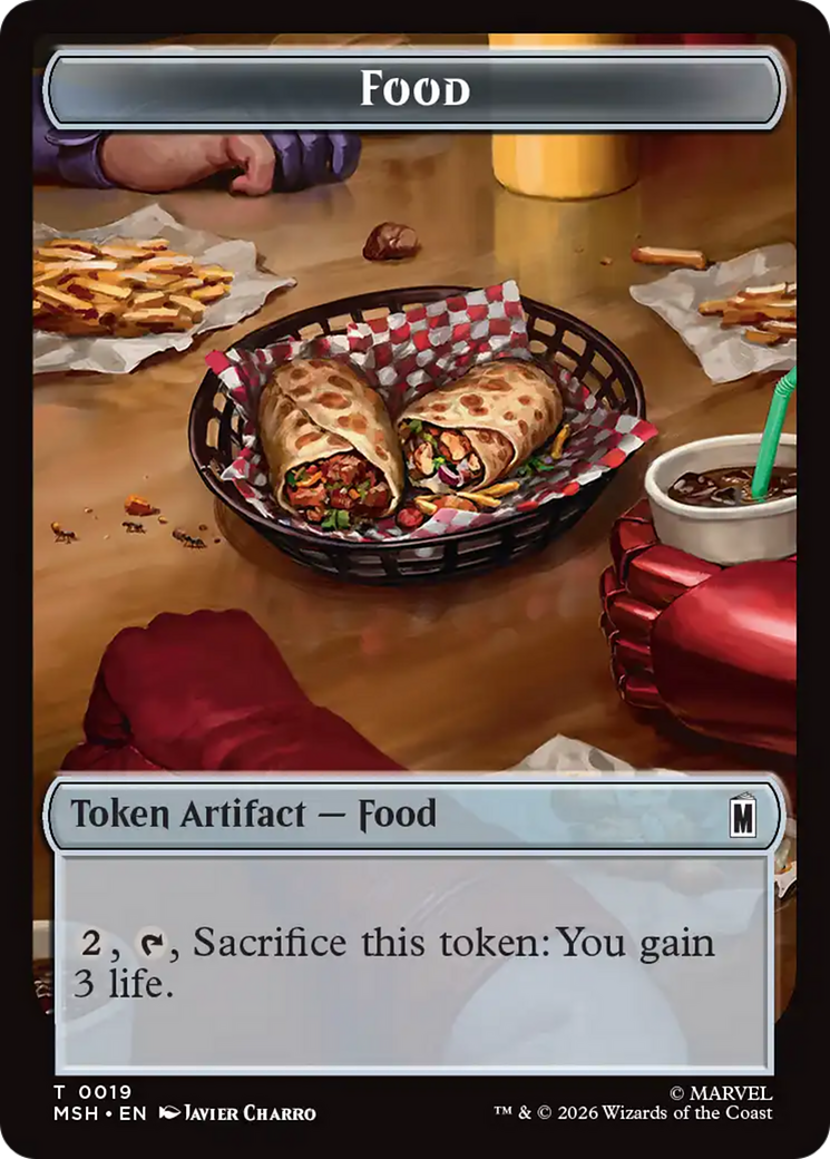 Leviathan // Food Double-Sided Token [Marvel Super Heroes Tokens] | Exor Games Dartmouth