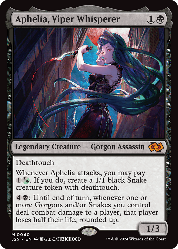 Aphelia, Viper Whisperer (Anime) [Foundations Jumpstart] | Exor Games Dartmouth