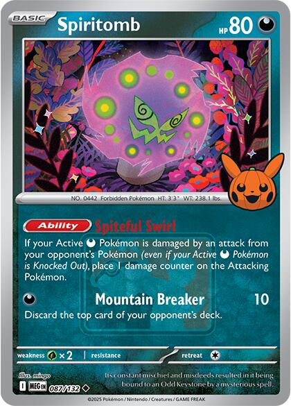 Spiritomb (087/132) (Pokeween 2025) [Miscellaneous Cards] | Exor Games Dartmouth