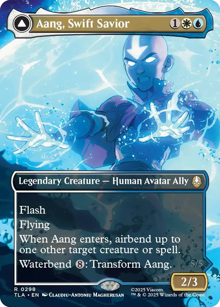 Aang, Swift Savior (298) (Borderless) [Avatar: The Last Airbender] | Exor Games Dartmouth