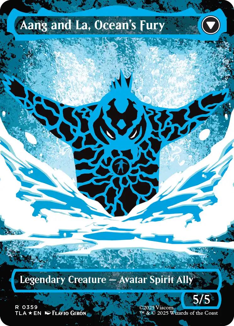 Aang, Swift Savior (Borderless) (Neon Ink Foil) [Avatar: The Last Airbender] | Exor Games Dartmouth