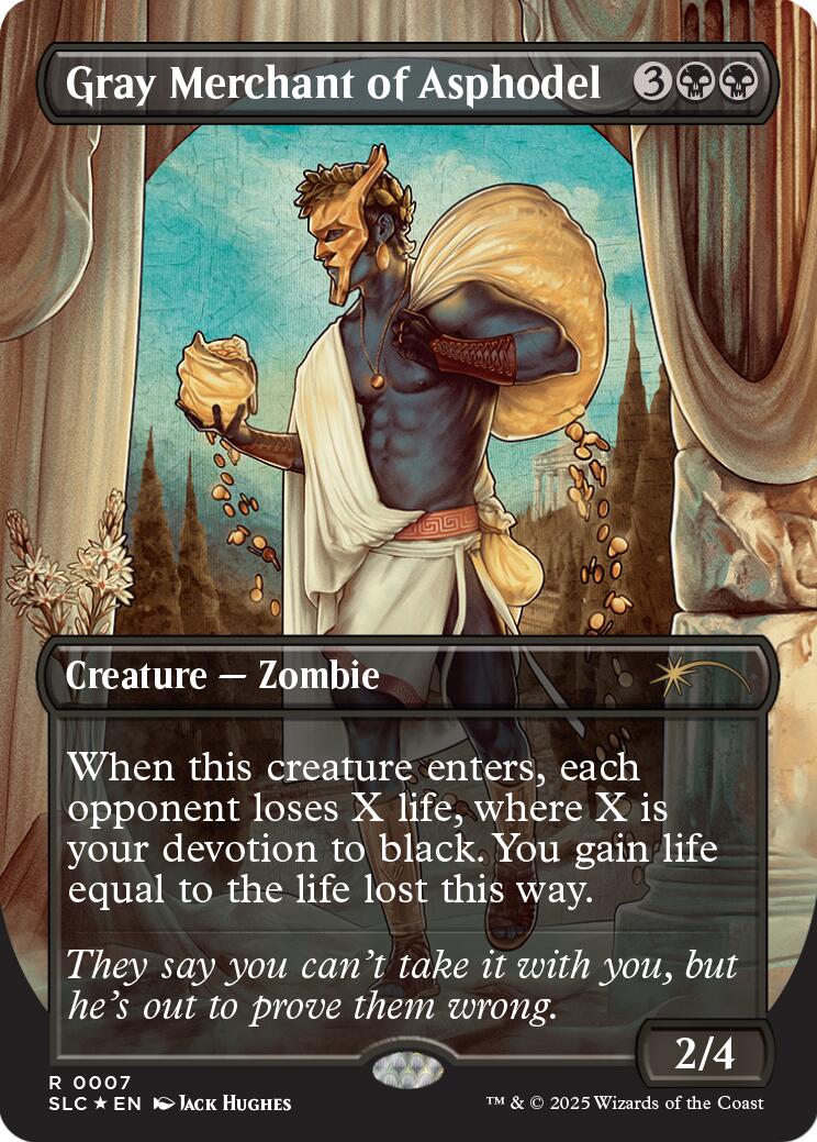 Gray Merchant of Asphodel (Halo Foil) [Secret Lair Countdown Kit] | Exor Games Dartmouth