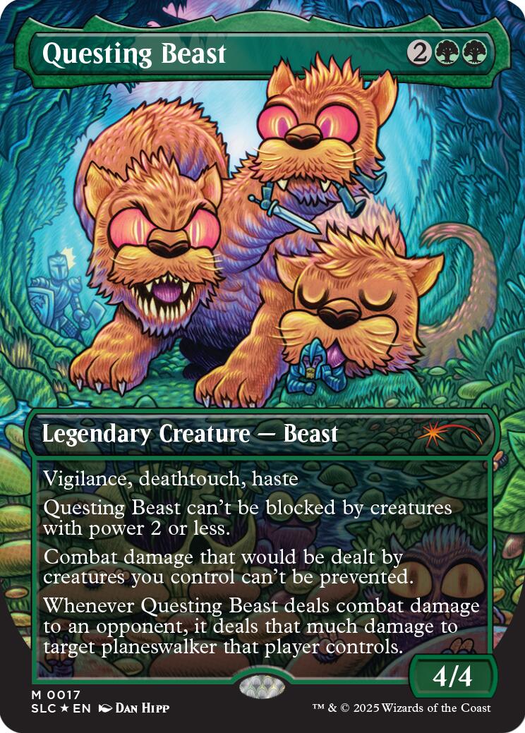 Questing Beast (Halo Foil) [Secret Lair Countdown Kit] | Exor Games Dartmouth