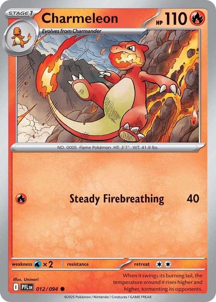 Charmeleon (012/094) [Mega Evolution: Phantasmal Flames] | Exor Games Dartmouth
