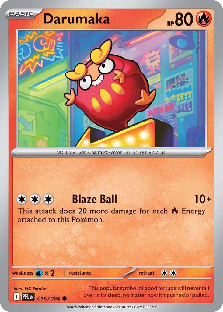 Darumaka (015/094) [Mega Evolution: Phantasmal Flames] | Exor Games Dartmouth