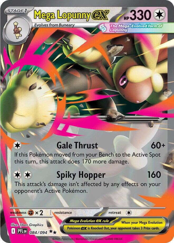 Mega Lopunny ex (084/094) [Mega Evolution: Phantasmal Flames] | Exor Games Dartmouth