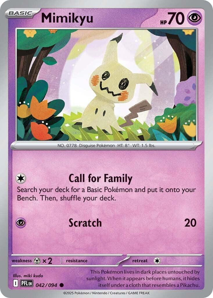 Mimikyu (042/094) [Mega Evolution: Phantasmal Flames] | Exor Games Dartmouth