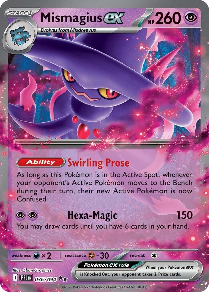 Mismagius ex (036/094) [Mega Evolution: Phantasmal Flames] | Exor Games Dartmouth