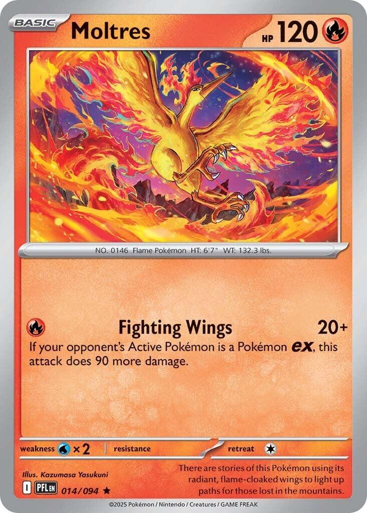 Moltres (014/094) [Mega Evolution: Phantasmal Flames] | Exor Games Dartmouth