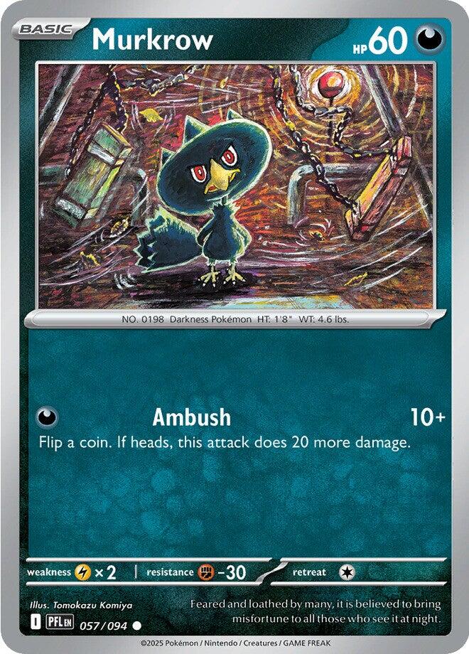 Murkrow (057/094) [Mega Evolution: Phantasmal Flames] | Exor Games Dartmouth
