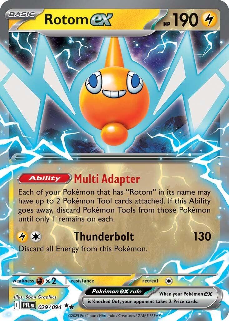 Rotom ex (029/094) [Mega Evolution: Phantasmal Flames] | Exor Games Dartmouth