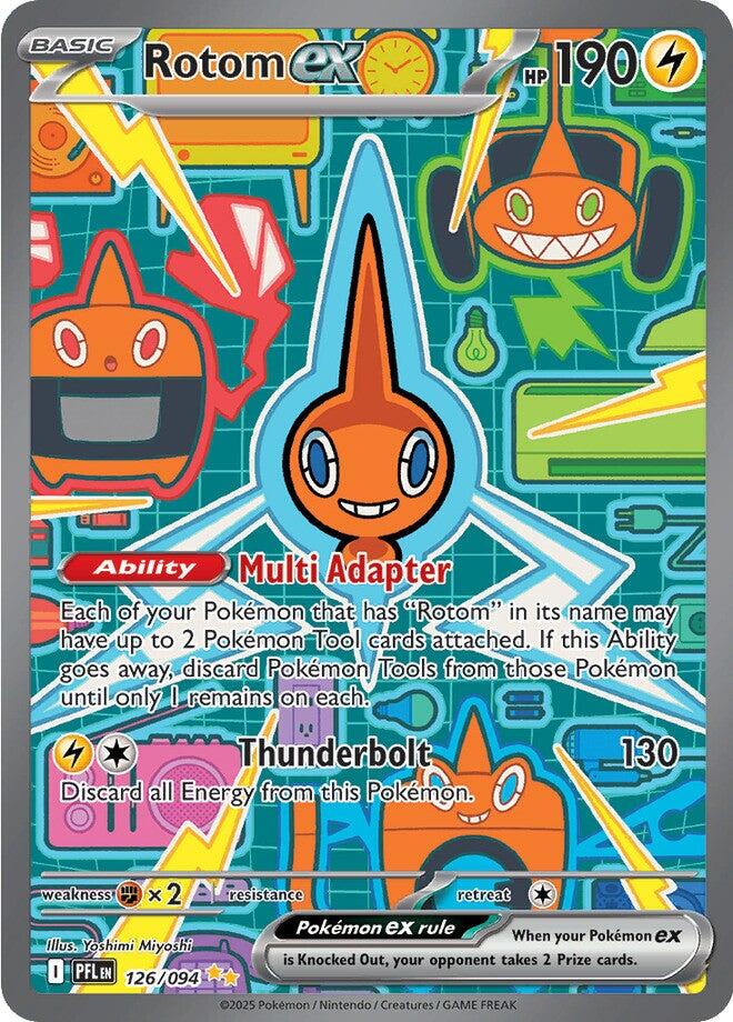 Rotom ex (126/094) [Mega Evolution: Phantasmal Flames] | Exor Games Dartmouth