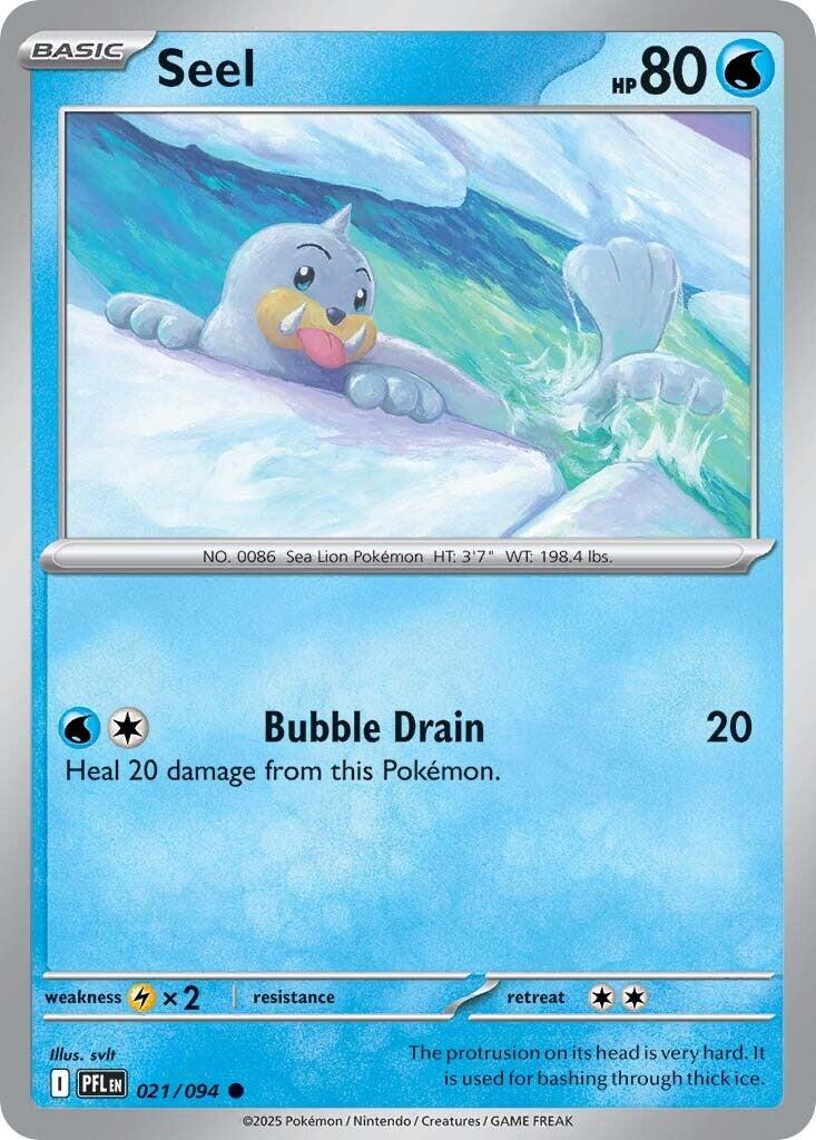 Seel (021/094) [Mega Evolution: Phantasmal Flames] | Exor Games Dartmouth