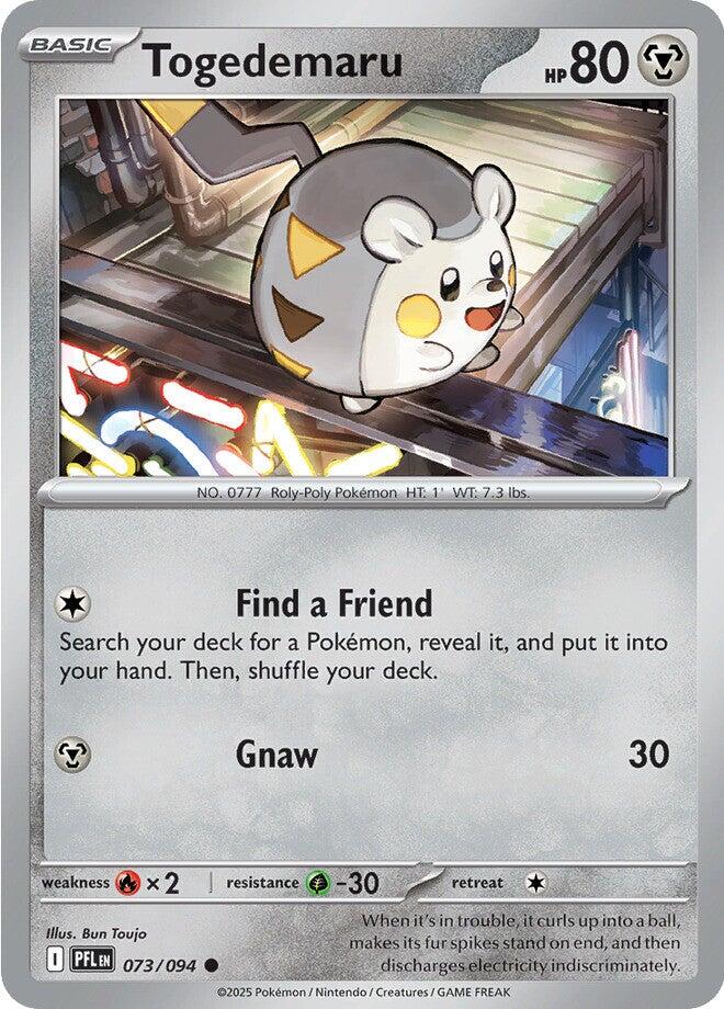 Togedemaru (073/094) [Mega Evolution: Phantasmal Flames] | Exor Games Dartmouth