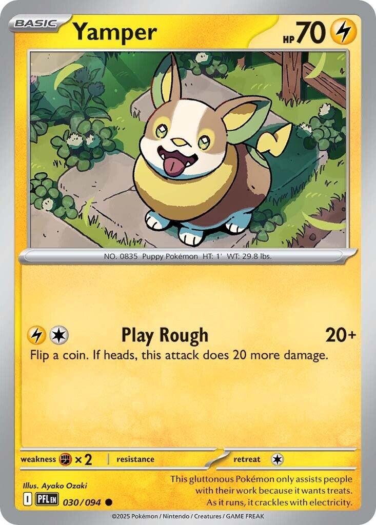 Yamper (030/094) [Mega Evolution: Phantasmal Flames] | Exor Games Dartmouth