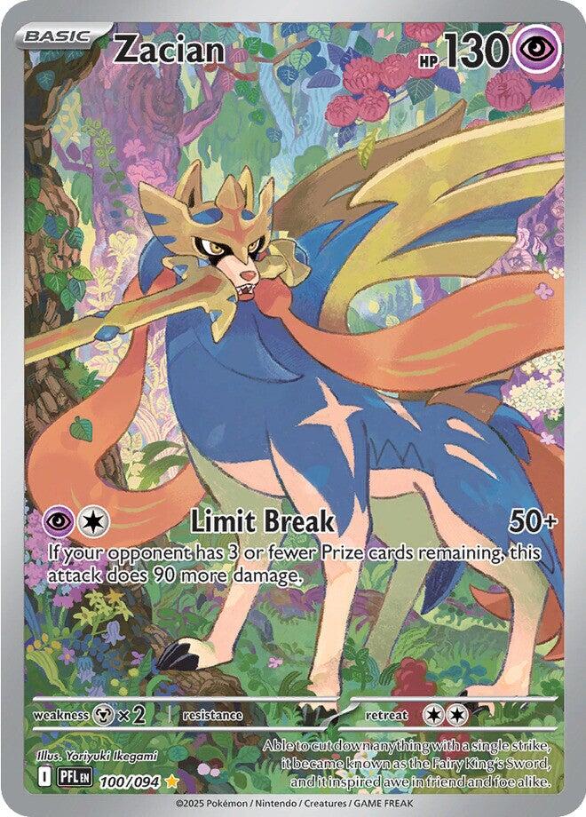 Zacian (100/094) [Mega Evolution: Phantasmal Flames] | Exor Games Dartmouth