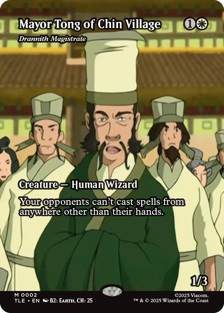 Mayor Tong of Chin Village - Drannith Magistrate (Borderless) [Avatar: The Last Airbender: Eternal-Legal] | Exor Games Dartmouth