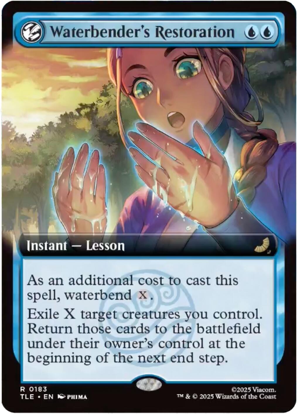 Waterbender's Restoration (Extended Art) [Avatar: The Last Airbender: Eternal-Legal] | Exor Games Dartmouth