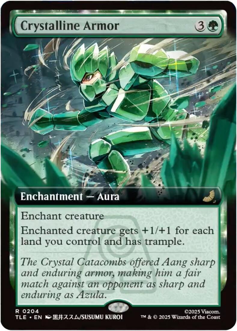 Crystalline Armor (Extended Art) [Avatar: The Last Airbender: Eternal-Legal] | Exor Games Dartmouth