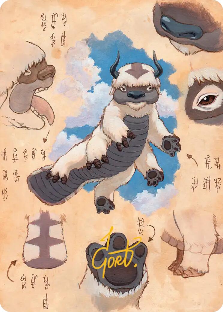 Appa, Steadfast Guardian Art Card (Gold-Stamped Signature) [Avatar: The Last Airbender Art Series] | Exor Games Dartmouth