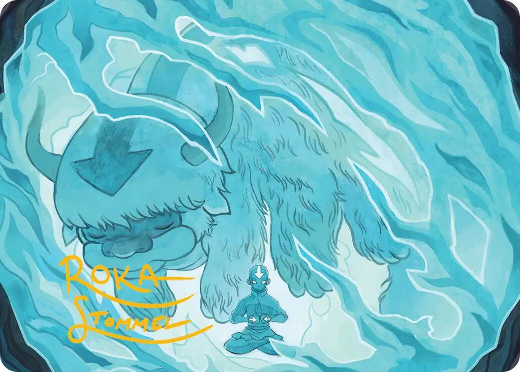 Aang's Iceberg 2 Art Card (Gold-Stamped Signature) [Avatar: The Last Airbender Art Series] | Exor Games Dartmouth