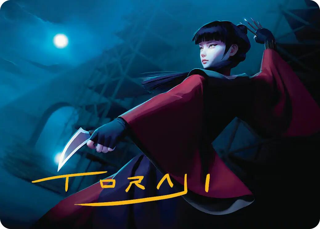 Mai, Jaded Edge Art Card (Gold-Stamped Signature) [Avatar: The Last Airbender Art Series] | Exor Games Dartmouth