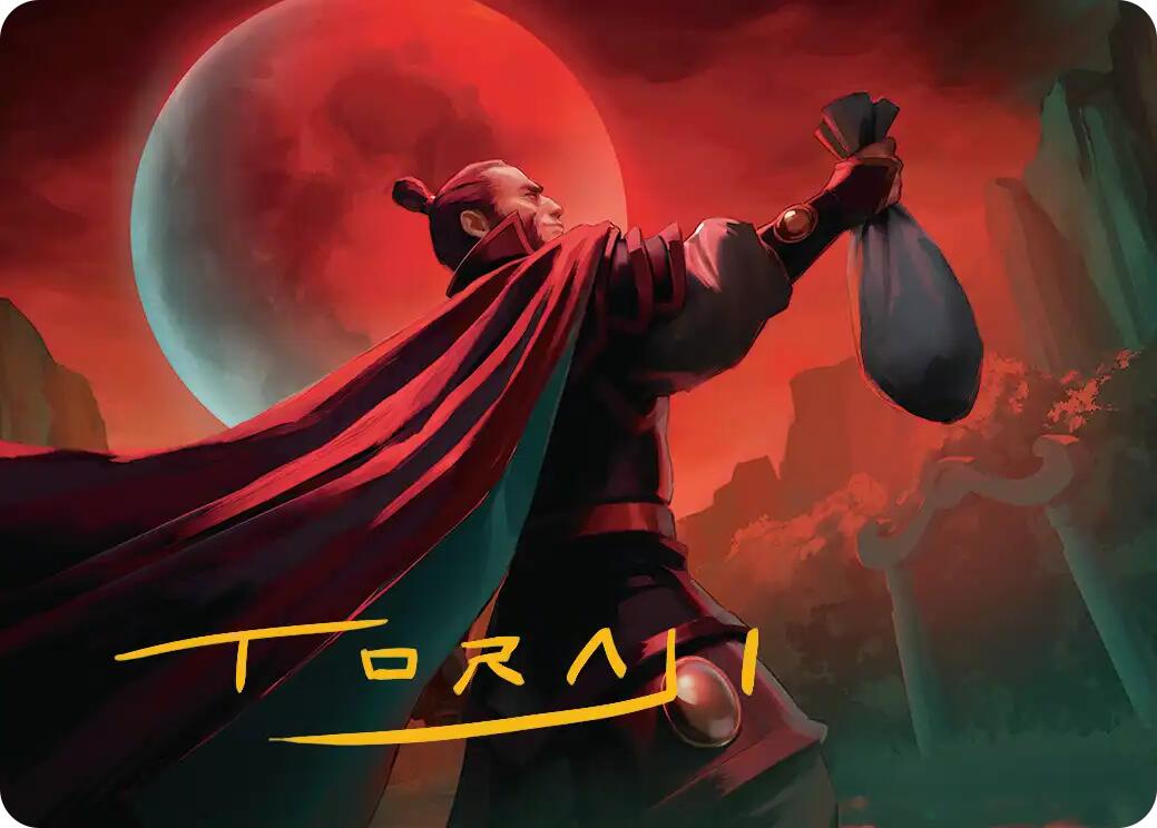 Zhao, the Moon Slayer Art Card (Gold-Stamped Signature) [Avatar: The Last Airbender Art Series] | Exor Games Dartmouth