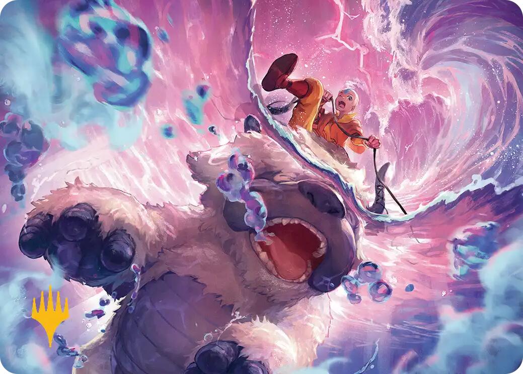 Storm of Memories Art Card (Gold-Stamped Planeswalker Symbol) [Avatar: The Last Airbender Art Series] | Exor Games Dartmouth