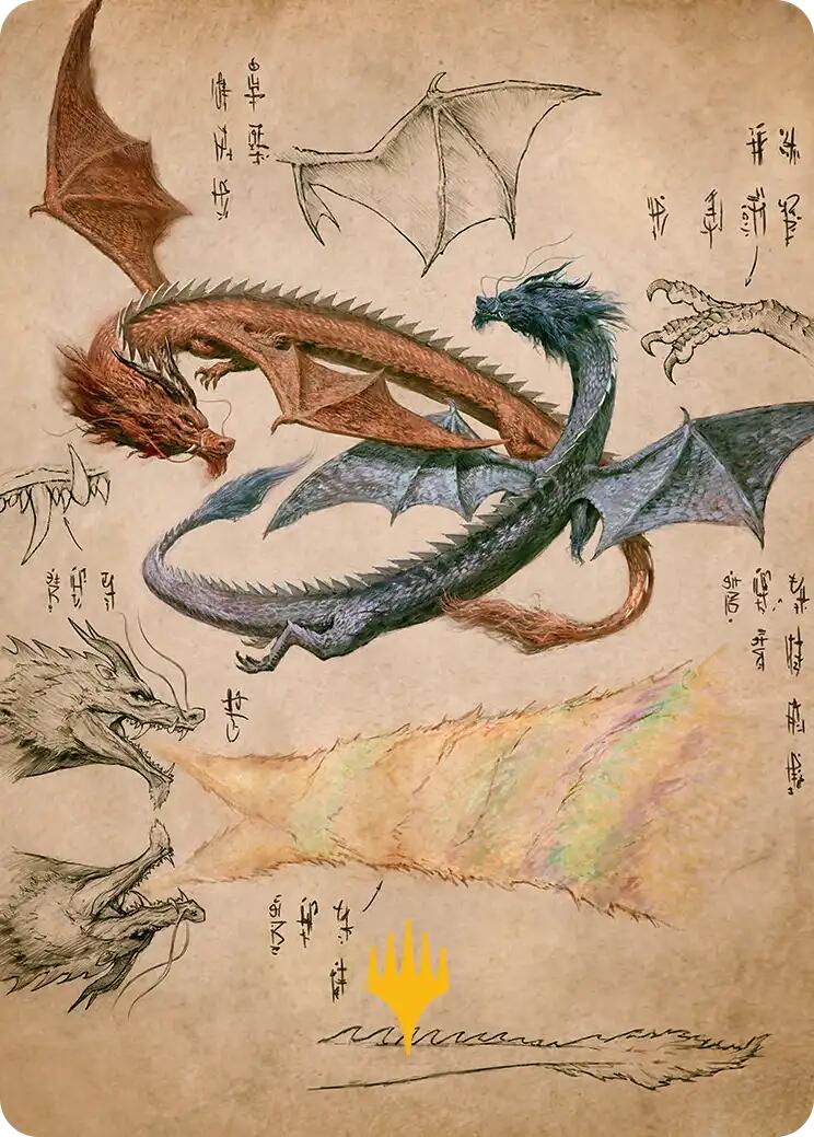 Ran and Shaw Art Card (Gold-Stamped Planeswalker Symbol) [Avatar: The Last Airbender Art Series] | Exor Games Dartmouth