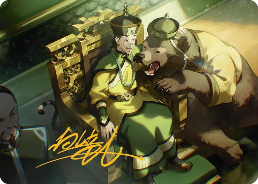 The Earth King Art Card (Gold-Stamped Signature) [Avatar: The Last Airbender Art Series] | Exor Games Dartmouth