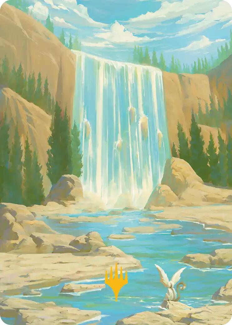 Island Art Card (Gold-Stamped Signature) [Avatar: The Last Airbender Art Series] | Exor Games Dartmouth