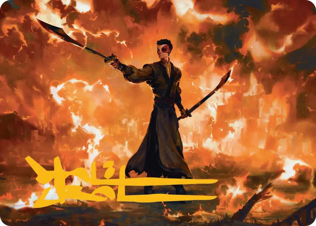 Zuko, Conflicted Art Card (Gold-Stamped Signature) [Avatar: The Last Airbender Art Series] | Exor Games Dartmouth