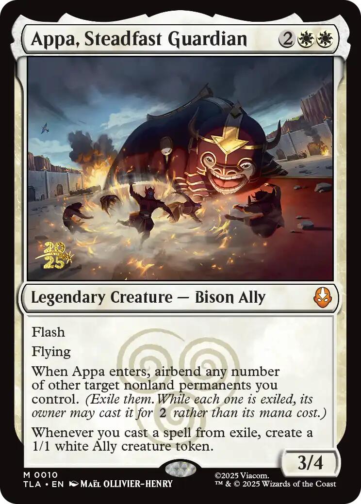 Appa, Steadfast Guardian [Avatar: The Last Airbender Prerelease Cards] | Exor Games Dartmouth