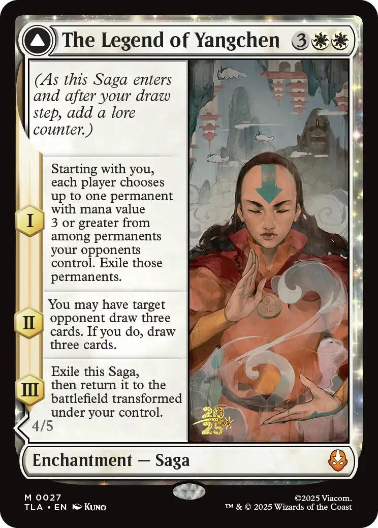 The Legend of Yangchen [Avatar: The Last Airbender Prerelease Cards] | Exor Games Dartmouth