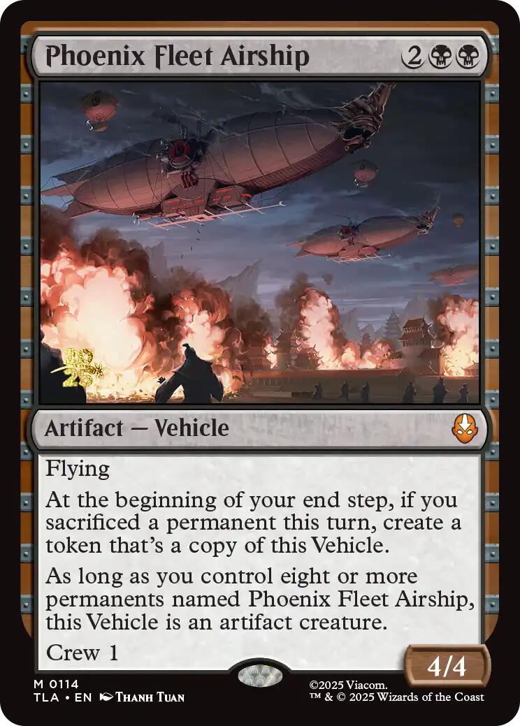 Phoenix Fleet Airship [Avatar: The Last Airbender Prerelease Cards] | Exor Games Dartmouth