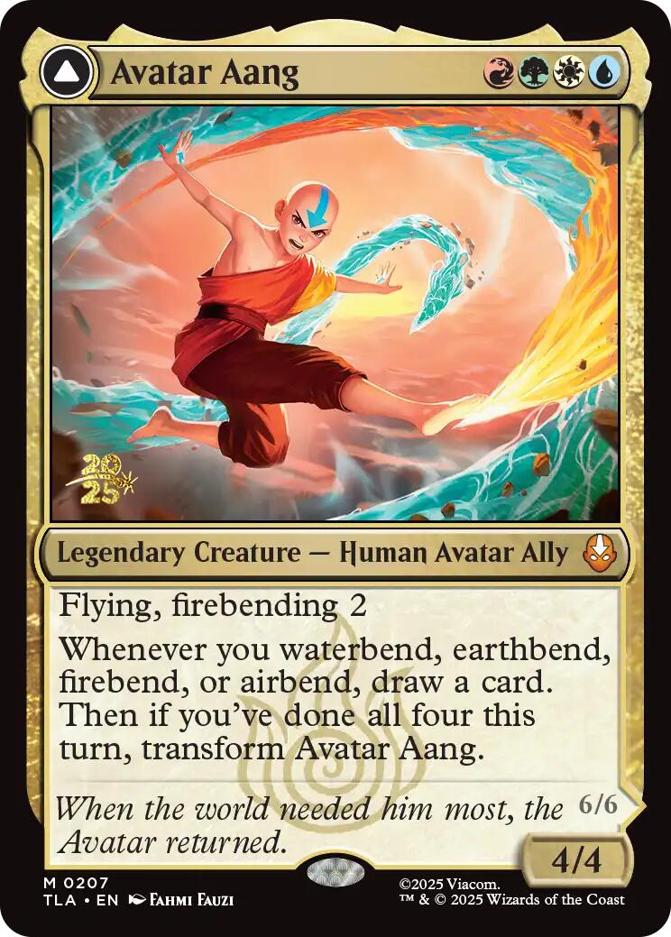 Avatar Aang [Avatar: The Last Airbender Prerelease Cards] | Exor Games Dartmouth