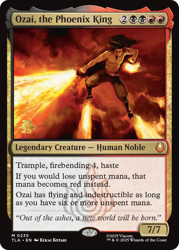 Ozai, the Phoenix King [Avatar: The Last Airbender Prerelease Cards] | Exor Games Dartmouth